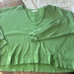 Lime green We The Free sweatshirt